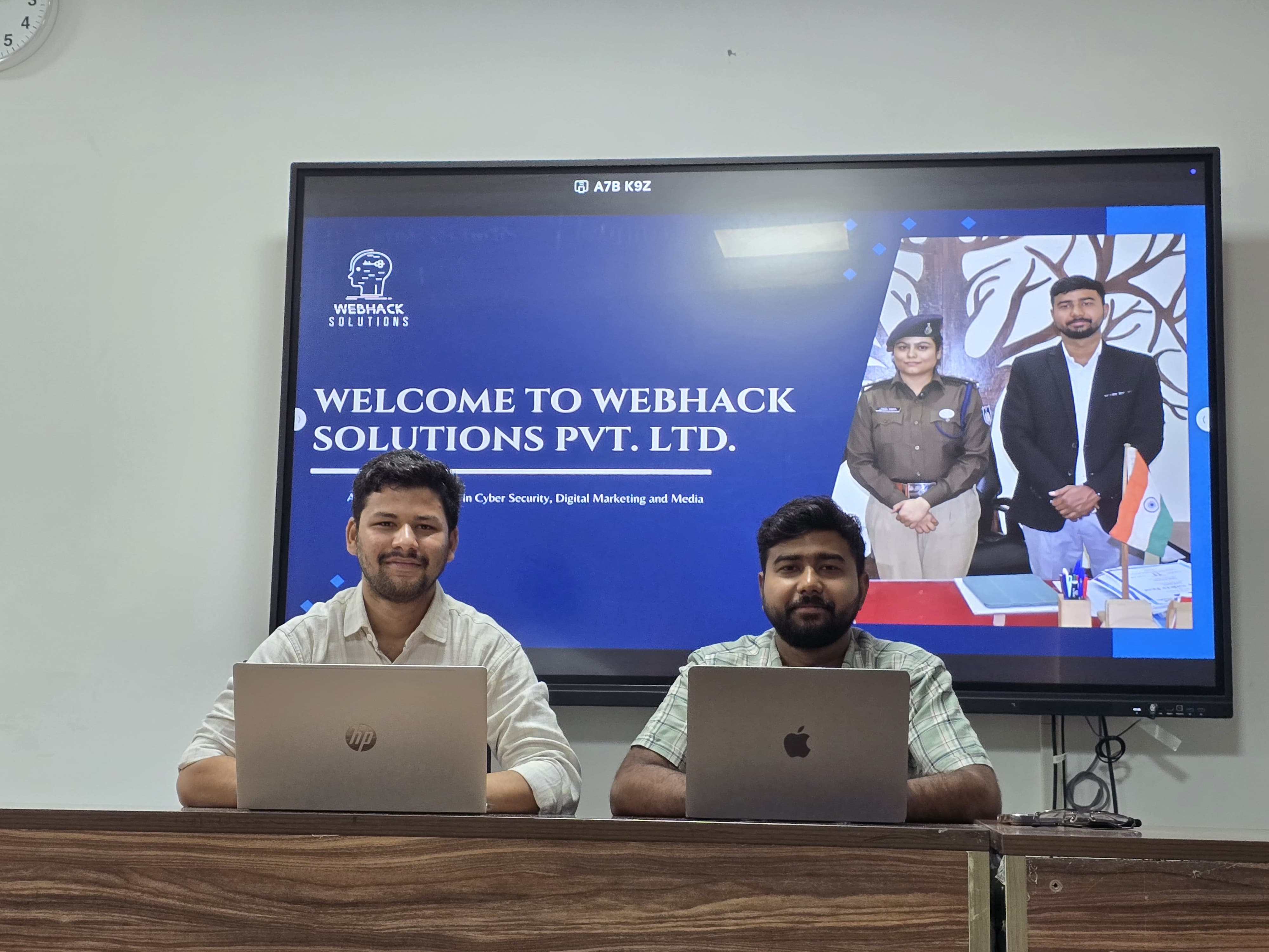 Mentoring session at Webhack Solutions Pvt Ltd